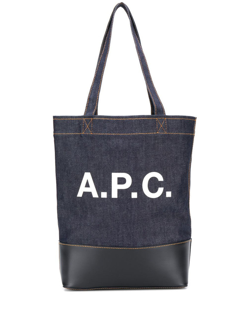 Blue Axel Cotton Shopping Bag 1