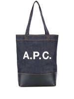 Blue Axel Cotton Shopping Bag 1