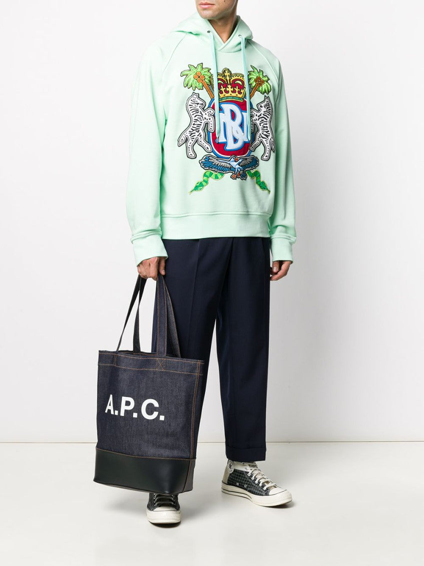 Blue Axel Cotton Shopping Bag 5