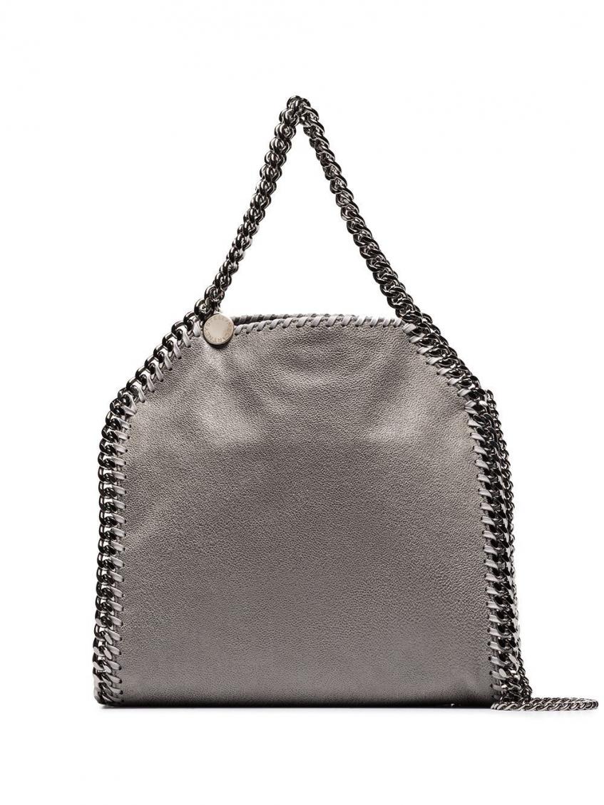 Grey Falabella Mini Tote Bag 1