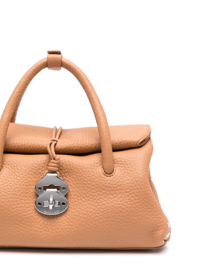 Brown Alma Centauro Satchel Bag 5