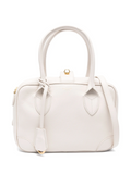 Light Beige Vita Top Zip Tote 1
