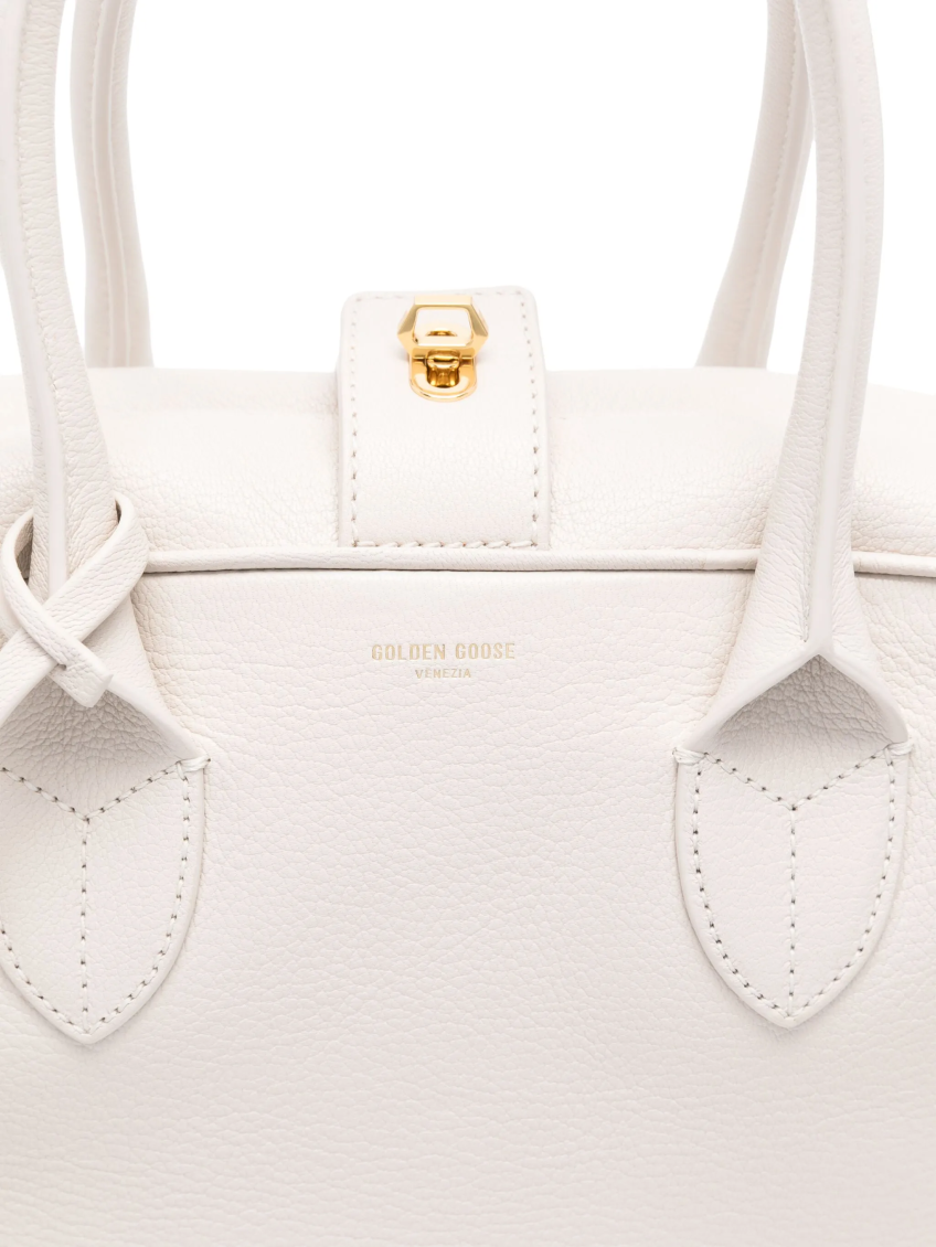Light Beige Vita Top Zip Tote 4