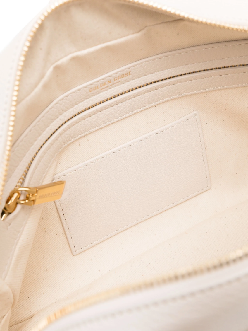Light Beige Vita Top Zip Tote 5