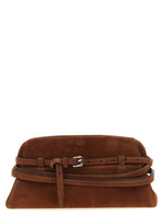 Brown Tie Me Clutch 1