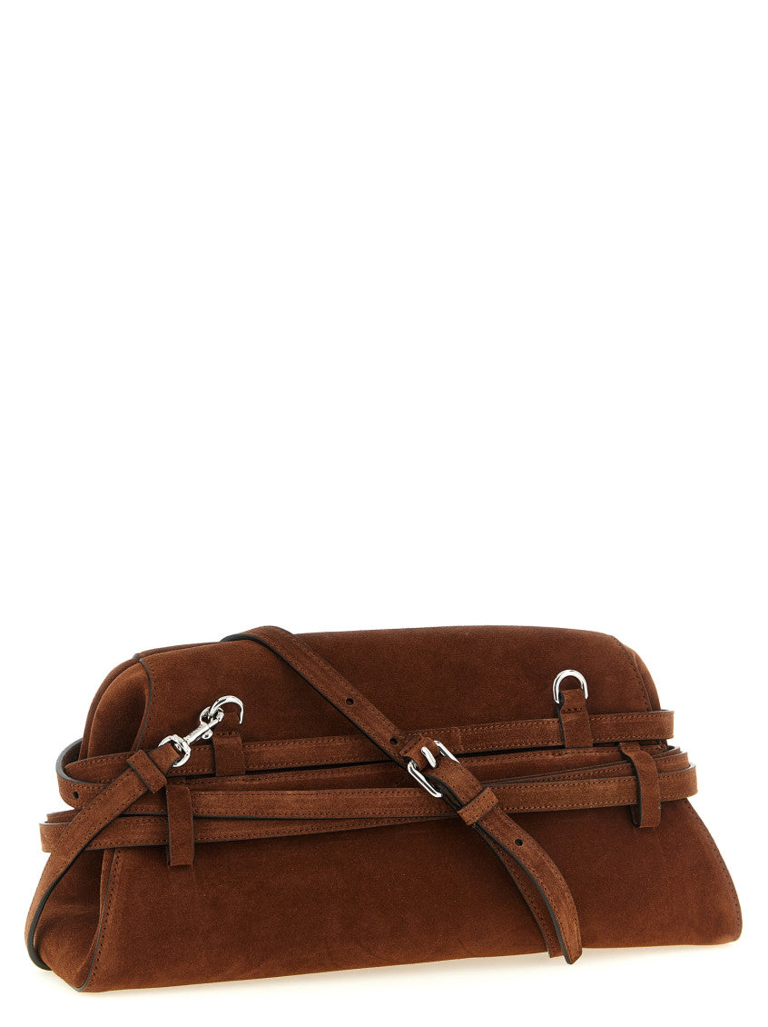 Brown Tie Me Clutch 2