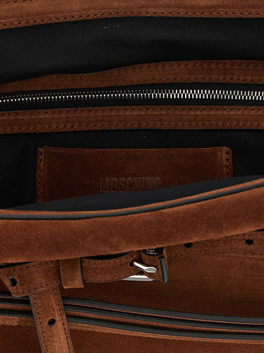 Brown Tie Me Clutch 4