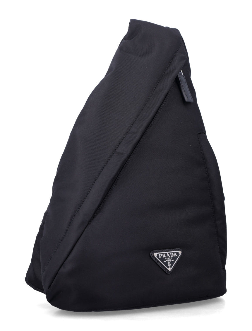 Black Logo Large Crossbody Bag 2