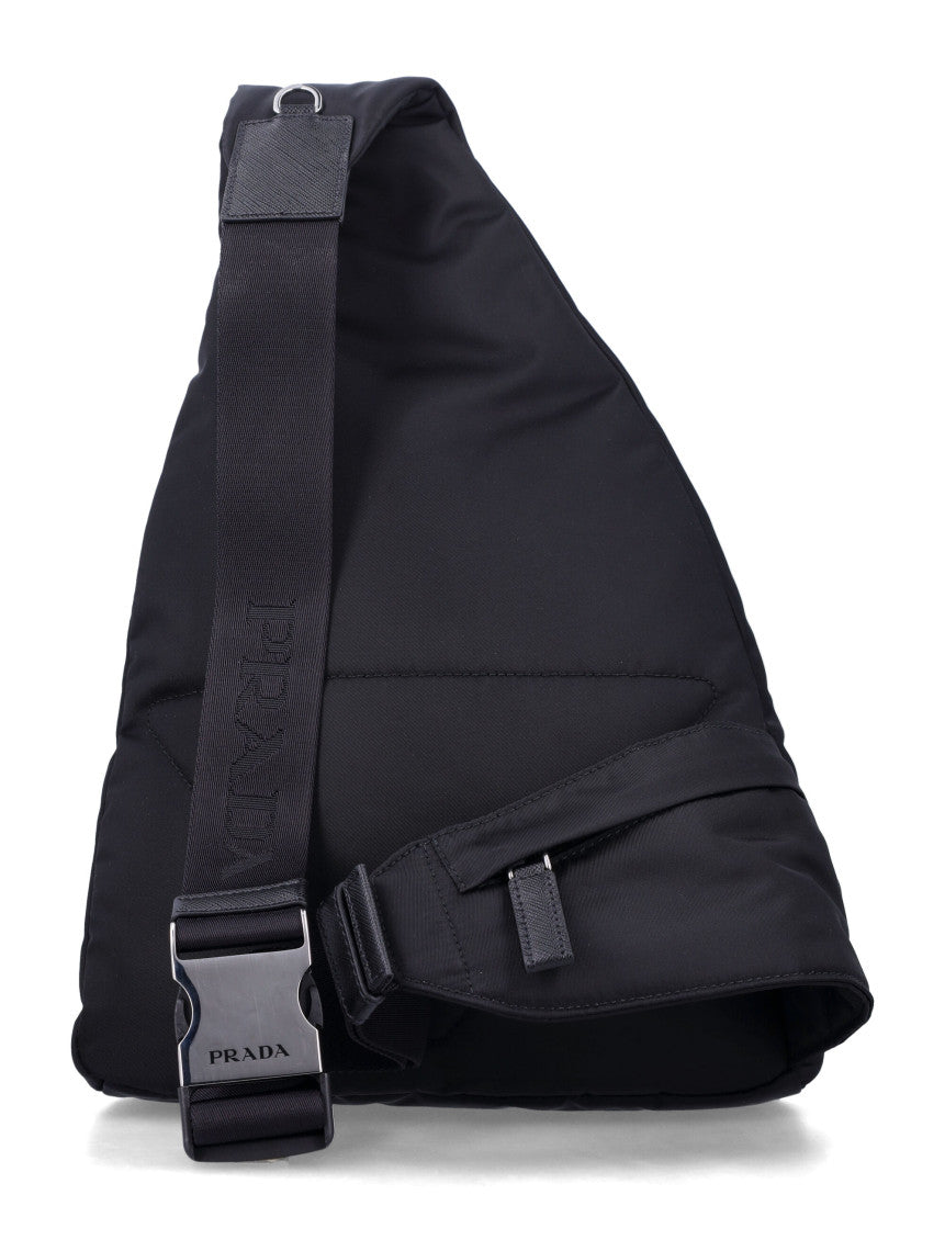 Black Logo Large Crossbody Bag 3