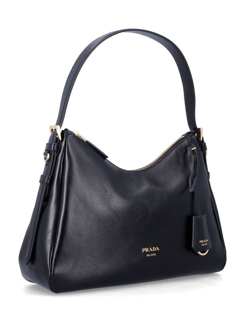 Black Aimee Medium Shoulder Bag 2