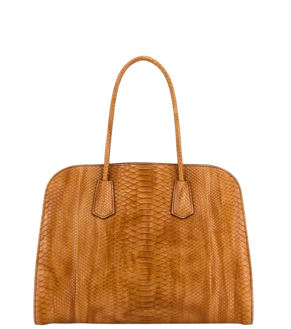 Orange Logo Large Shoulder Bag 3