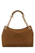 Brown Logo Large Shoulder Bag 1