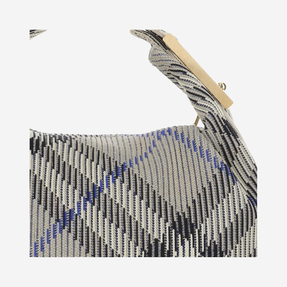 Green Peg checked medium  Hobo bag 4