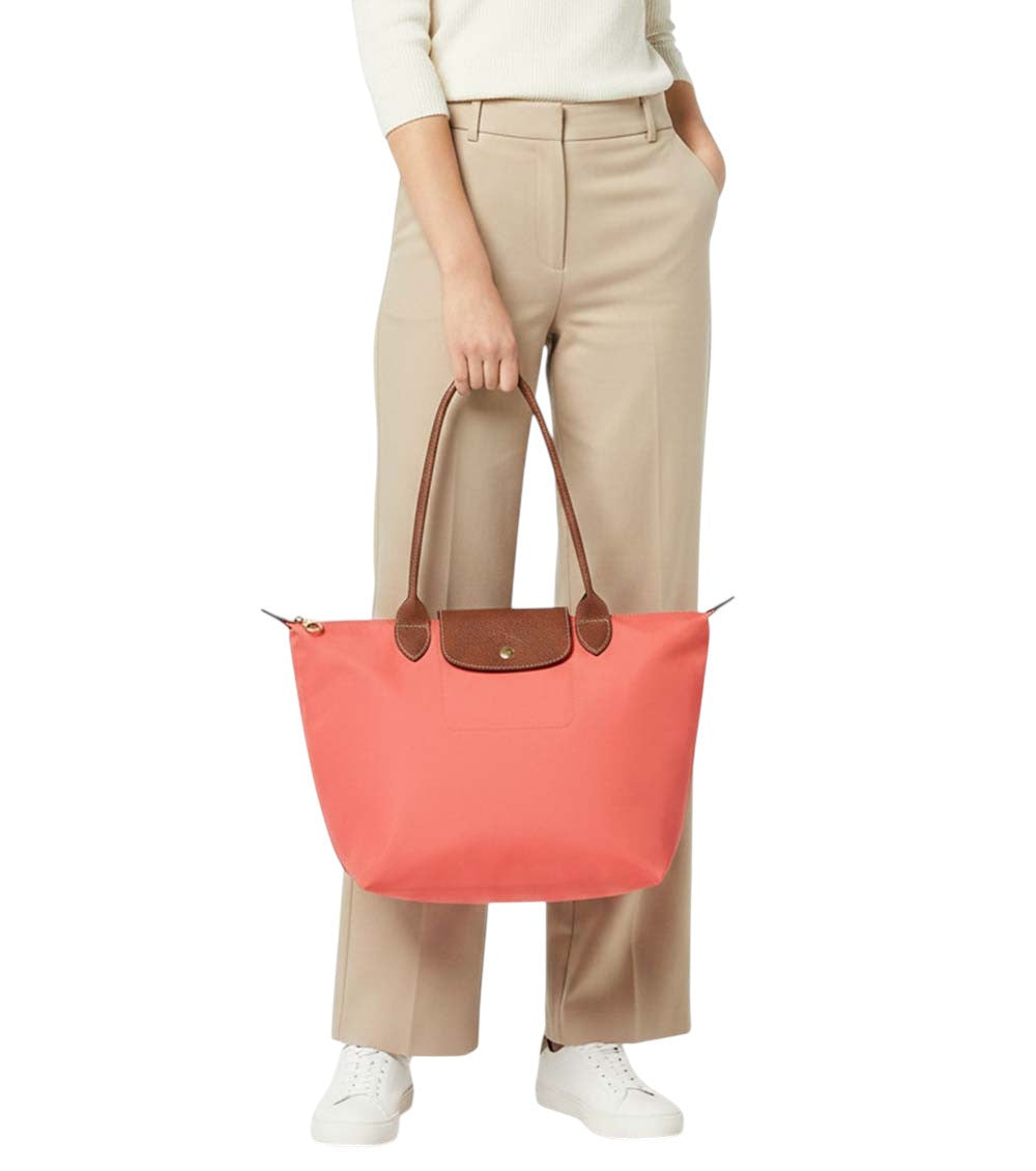 Coral Le Pliage Medium Tote 6