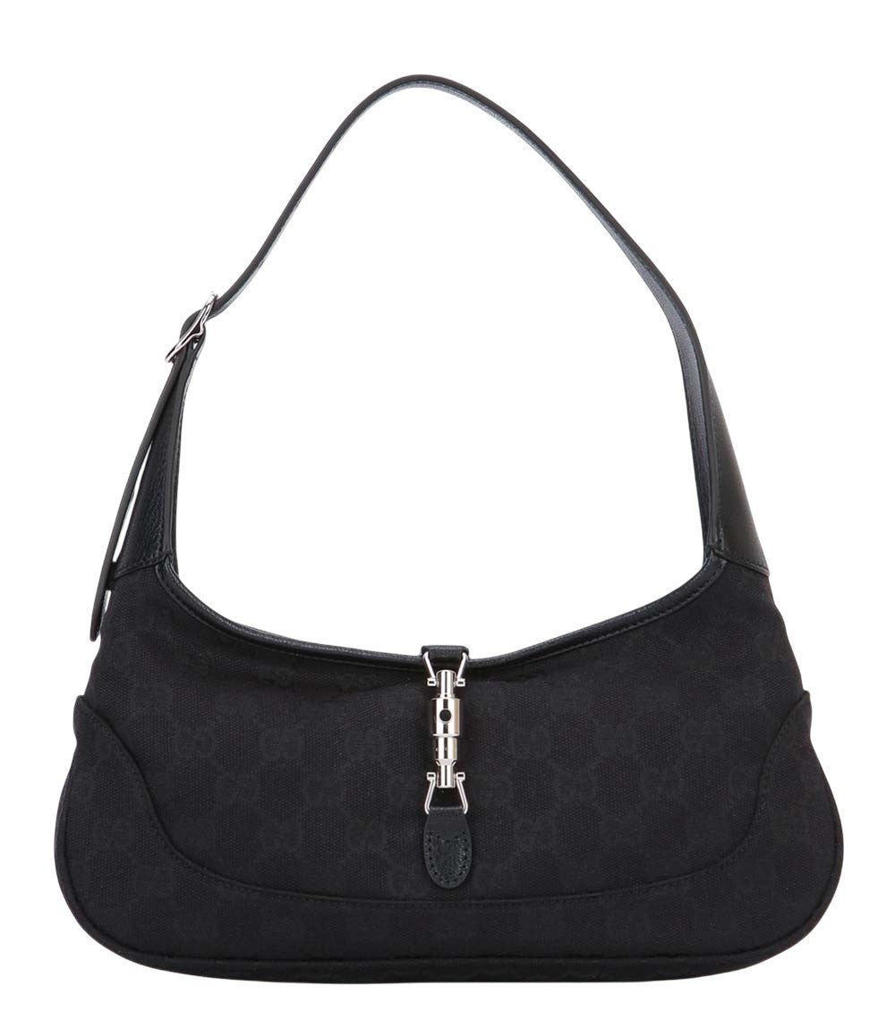 Black Jackie Slim Medium Shoulder Bag 1