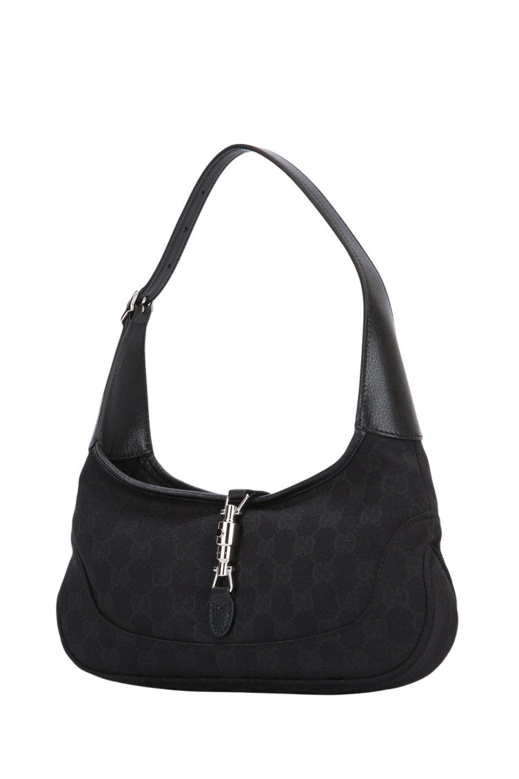 Black Jackie Slim Medium Shoulder Bag 2