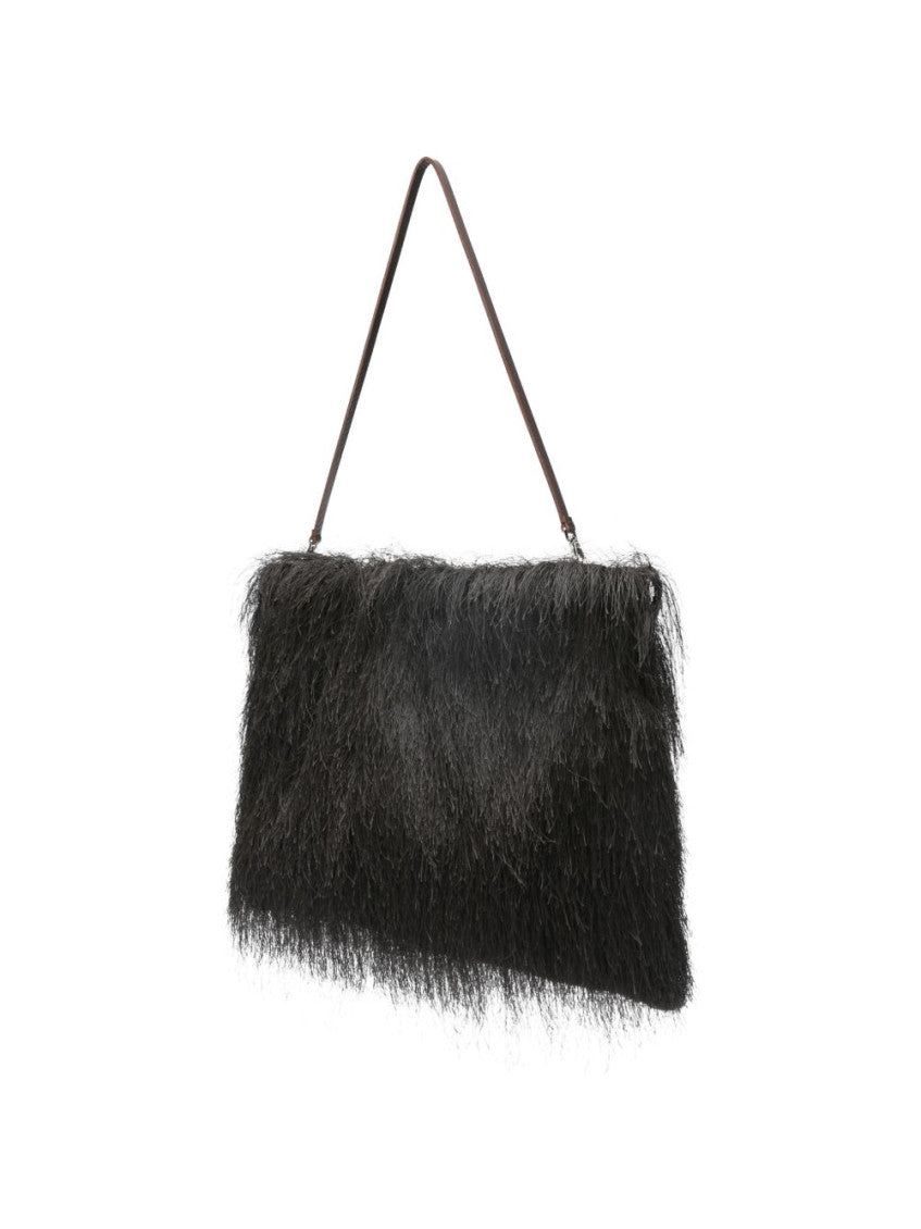 Dark Brown Maxi Large Shoulder Bag 2