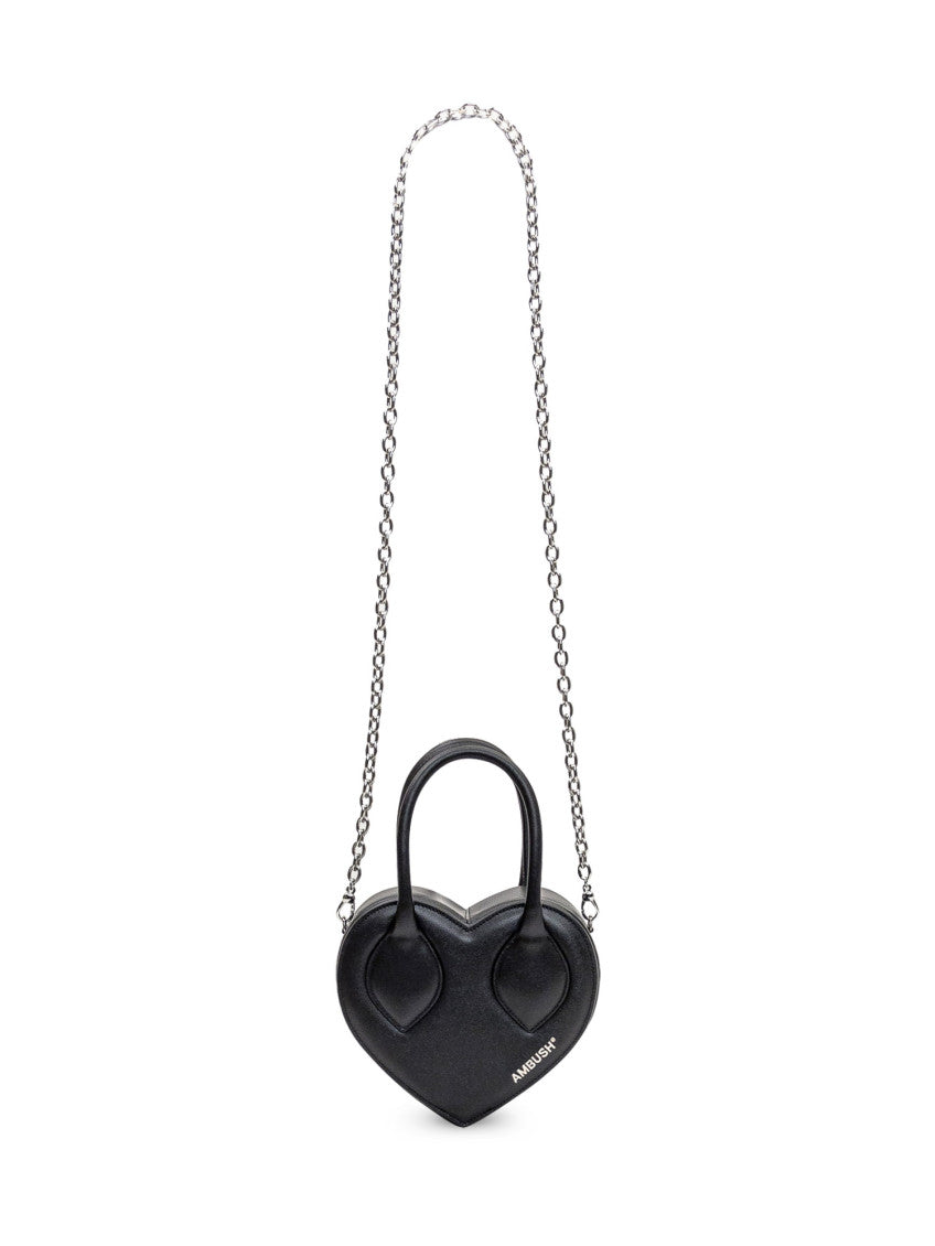 Black Heart Mini Crossbody Bag 2