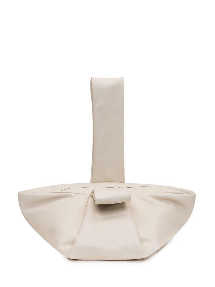 White Twist Knot Clutch 3