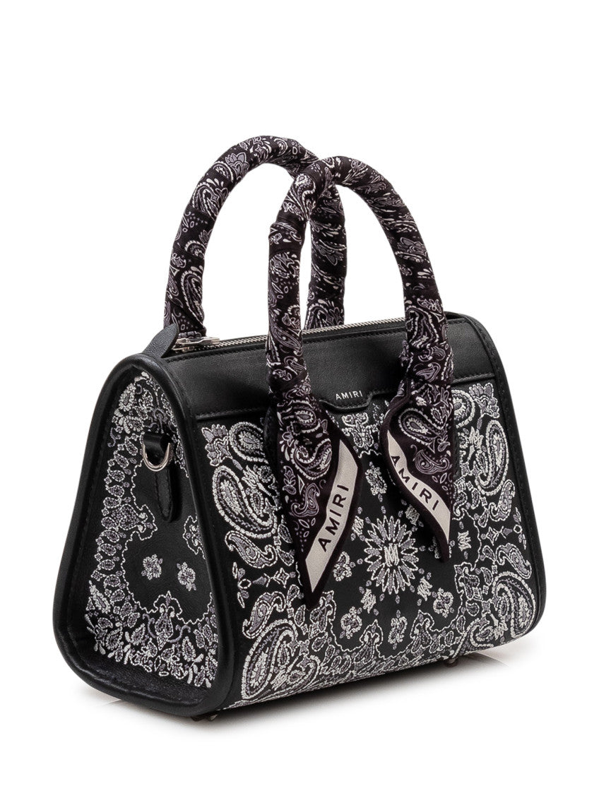 Black Bandana Mini Tote 3
