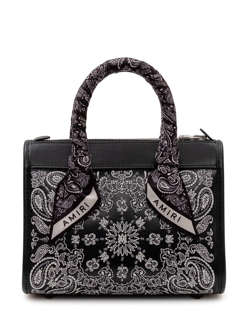 Black Bandana Mini Tote 4