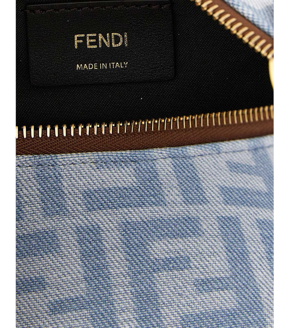 Light Blue FF Mini Crossbody Bag 3