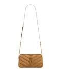 Brown Loulou Small Crossbody Bag 1