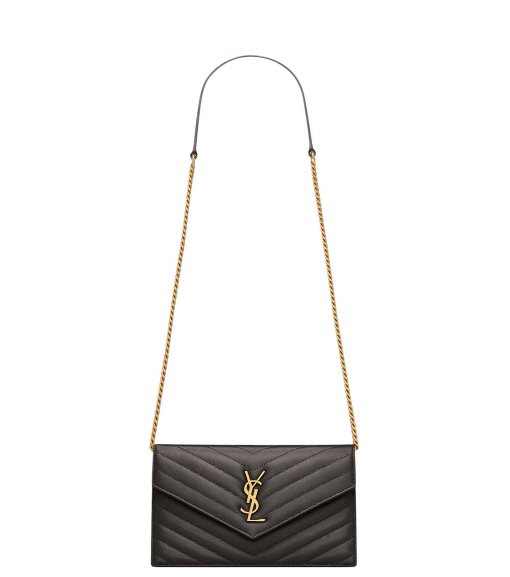 Grey Cassandre Mini Crossbody Bag 1