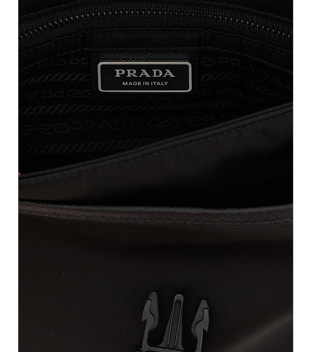 Black Logo Small Messenger Bag 4