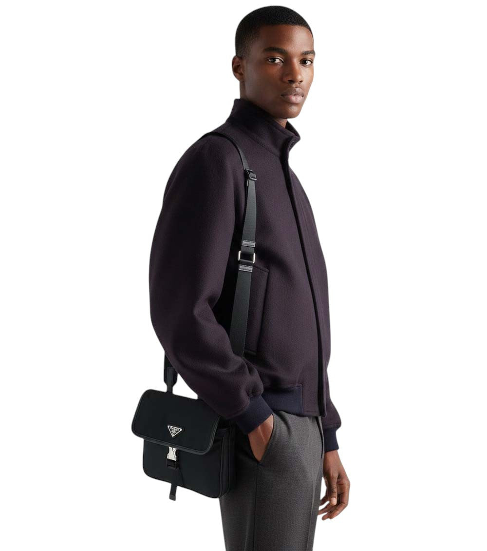 Black Logo Small Messenger Bag 5