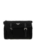 Black Logo Medium Shoulder Bag 1