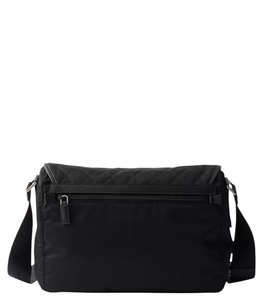 Black Logo Medium Shoulder Bag 3