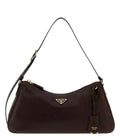 Brown Logo Large Shoulder Bag 1