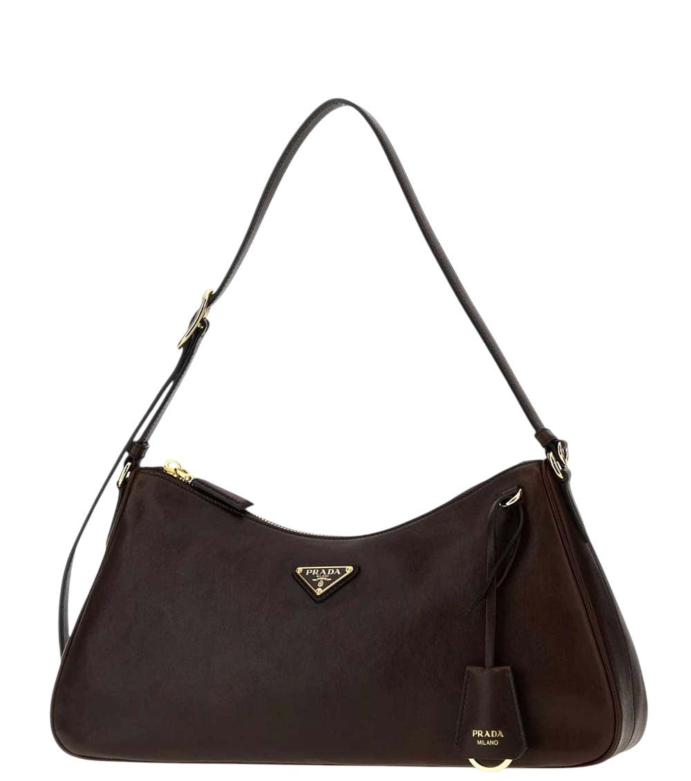 Brown Logo Large Shoulder Bag 2