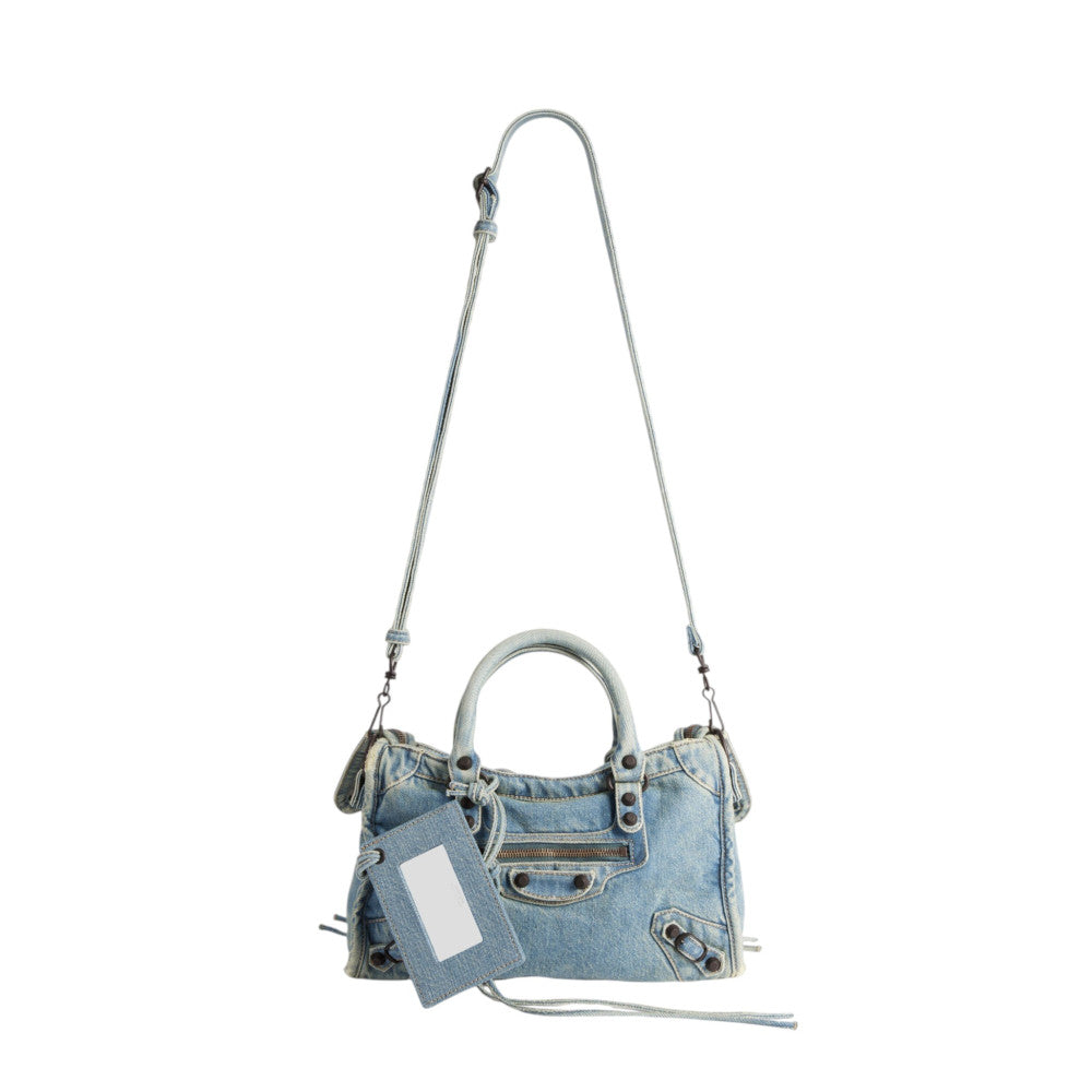 Blue Le City Small Satchel 2