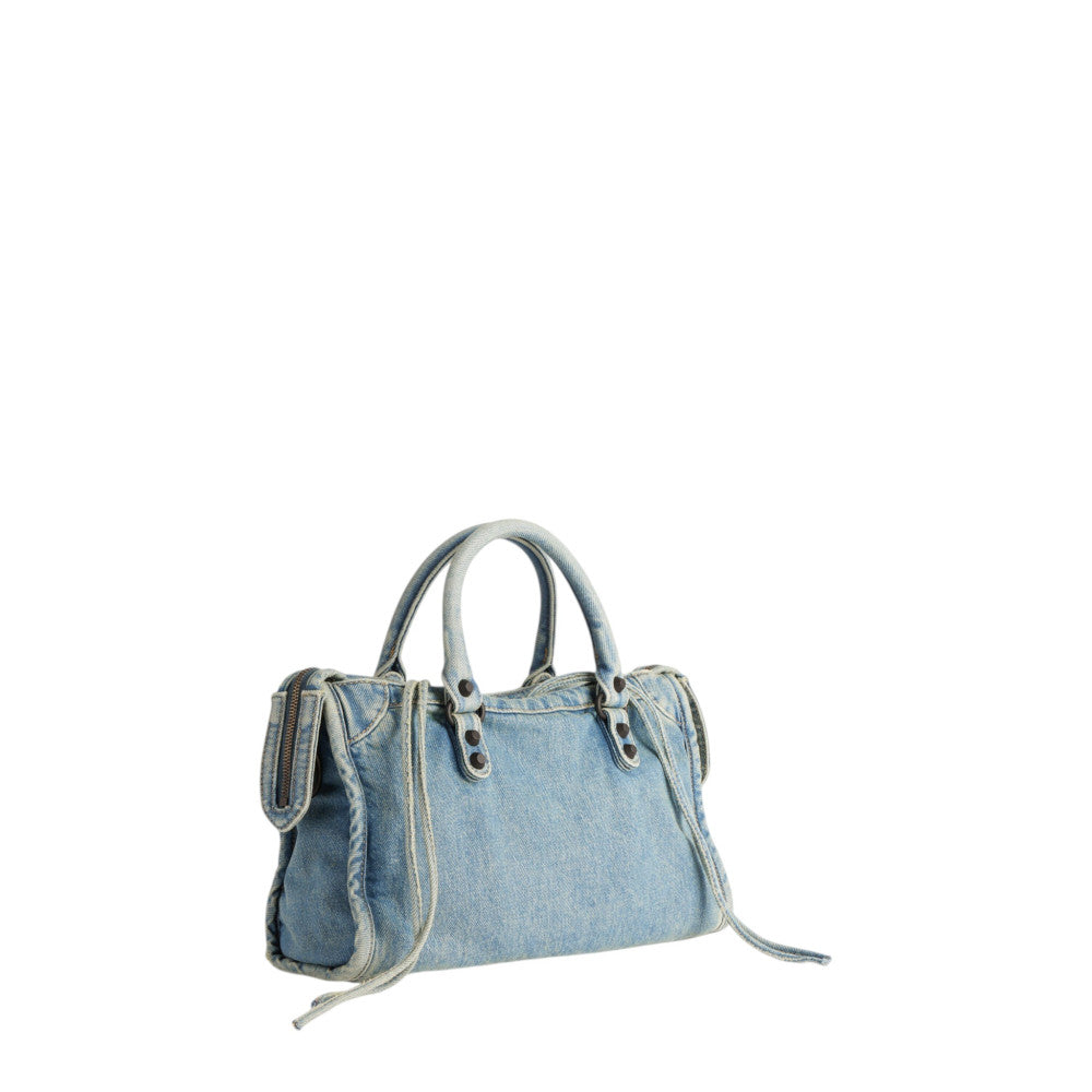 Blue Le City Small Satchel 4