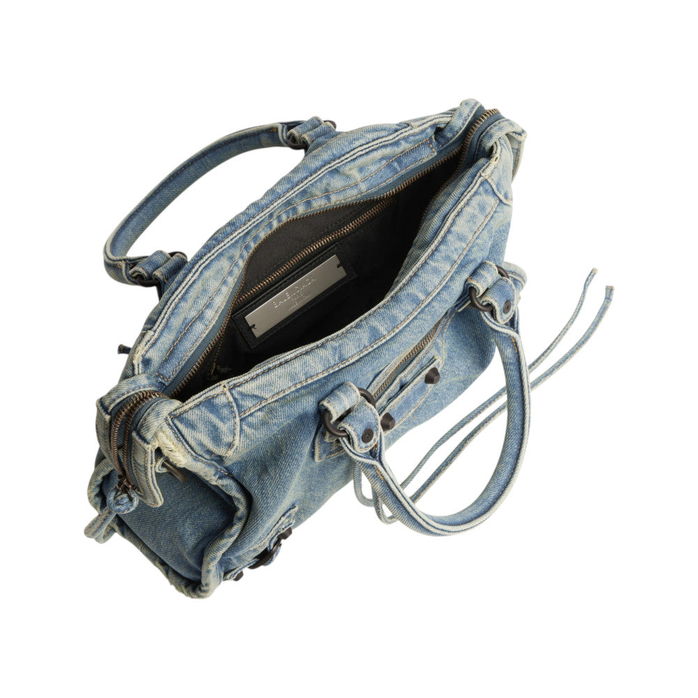Blue Le City Small Satchel 5