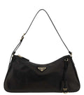 Black Logo Large Shoulder Bag 1
