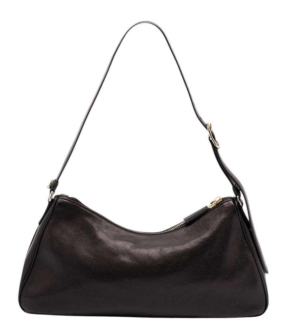 Black Logo Large Shoulder Bag 3