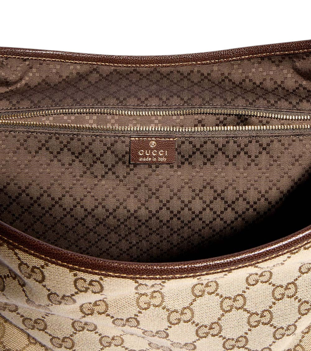 Beige Jackie Large Crossbody Bag 5