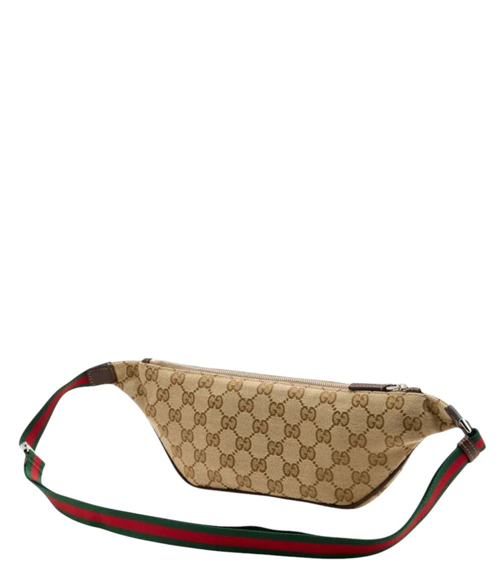 Beige Logo Small Crossbody Bag 3