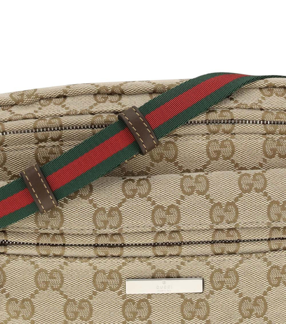 Beige GG Small Crossbody Bag 4