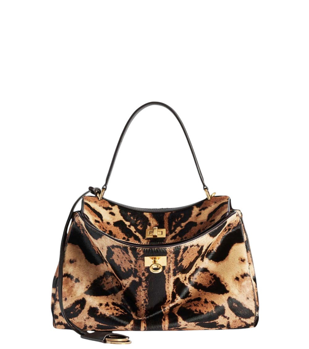 Leopard Print Rodeo Small Shoulder Bag 1