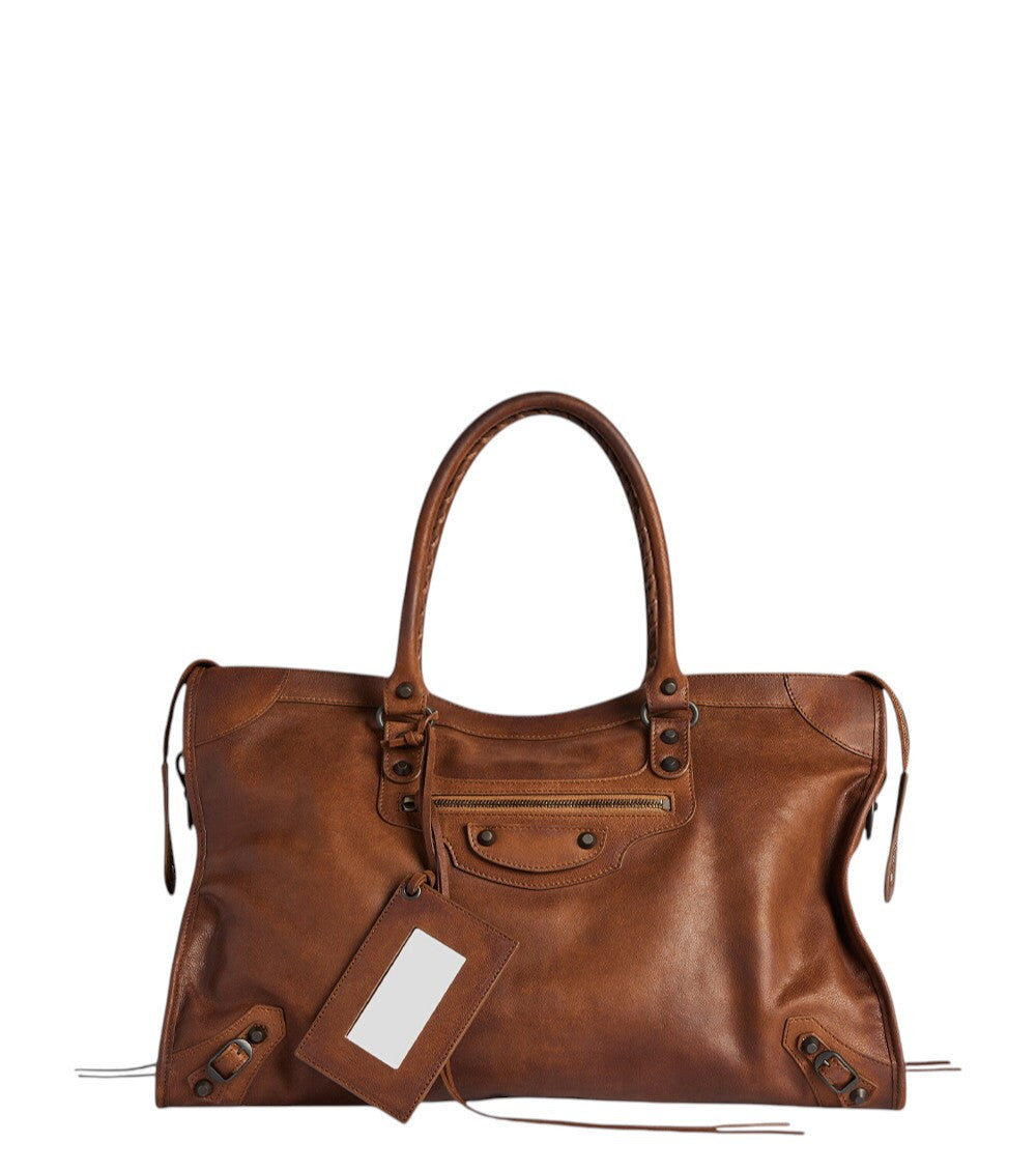 Brown Le City Large Tote 1