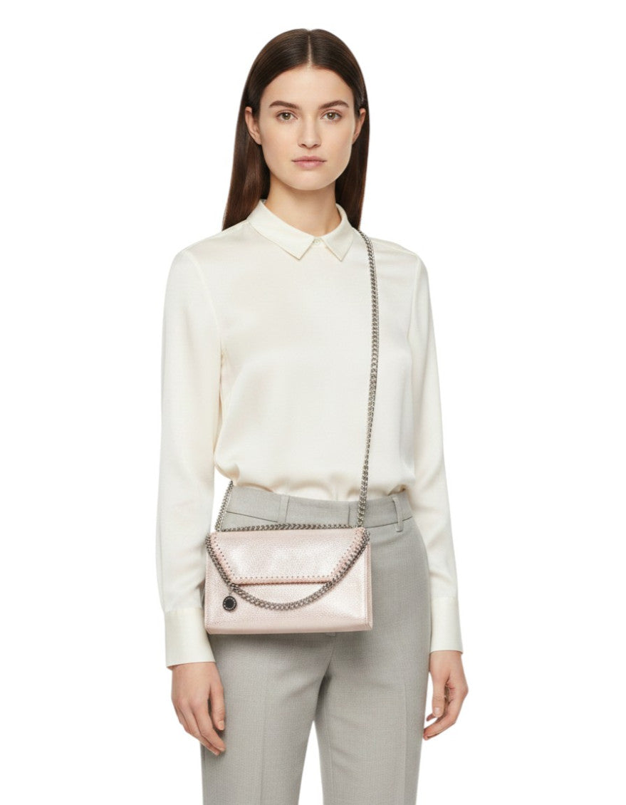 Light Pink Falabella Small Crossbody Bag 5