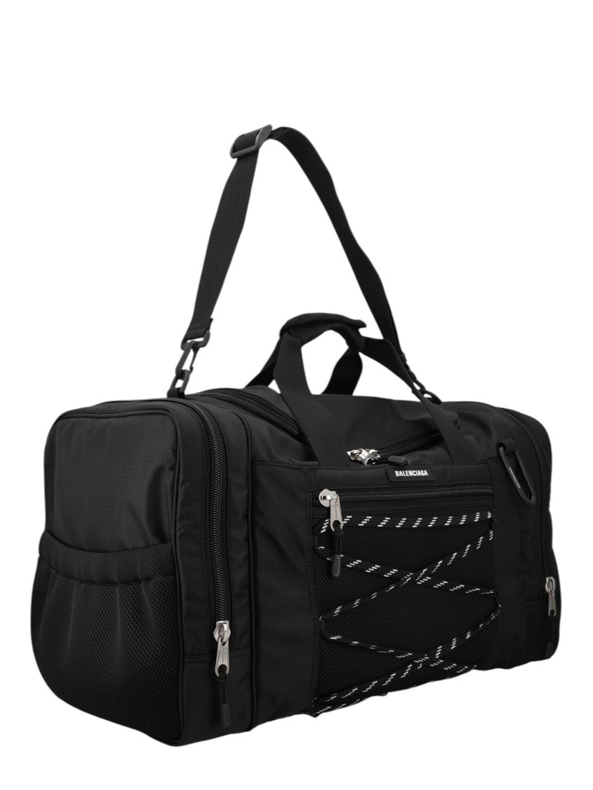 Black Logo Large Duffle Bag 2