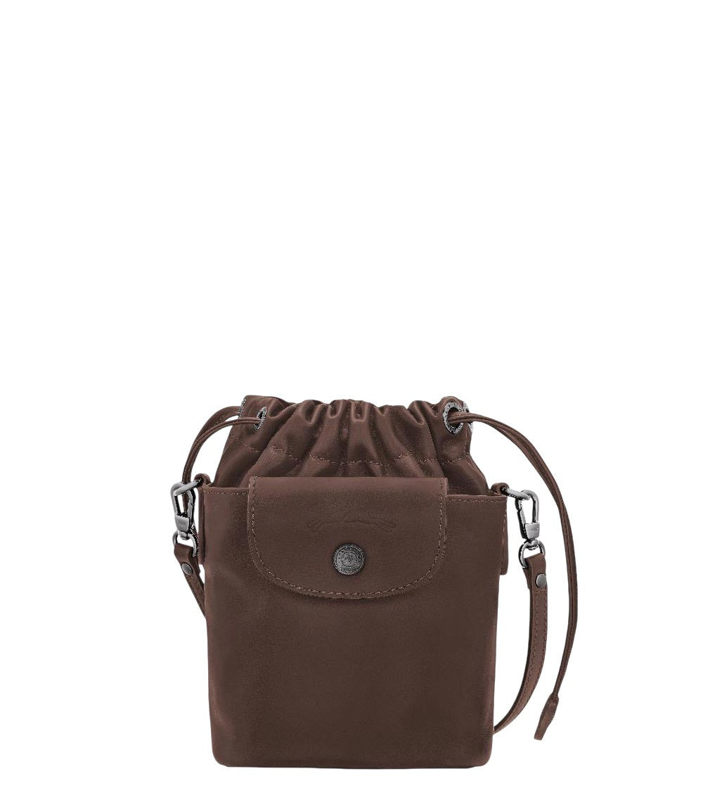 Dark Brown Le Pliage XS Bucket Bag 1