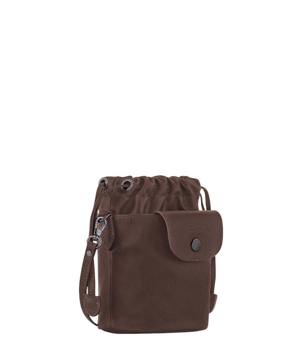 Dark Brown Le Pliage XS Bucket Bag 2