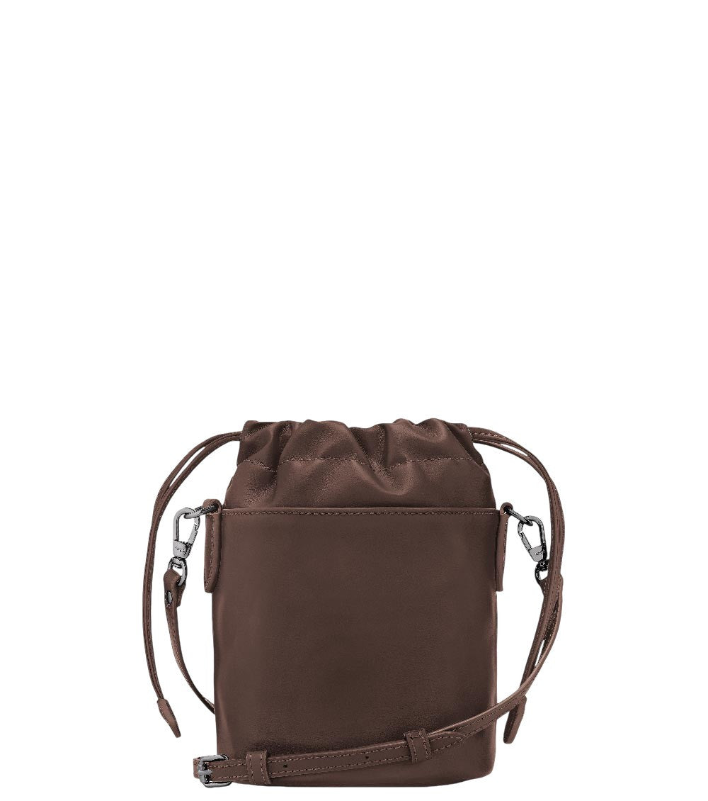 Dark Brown Le Pliage XS Bucket Bag 3