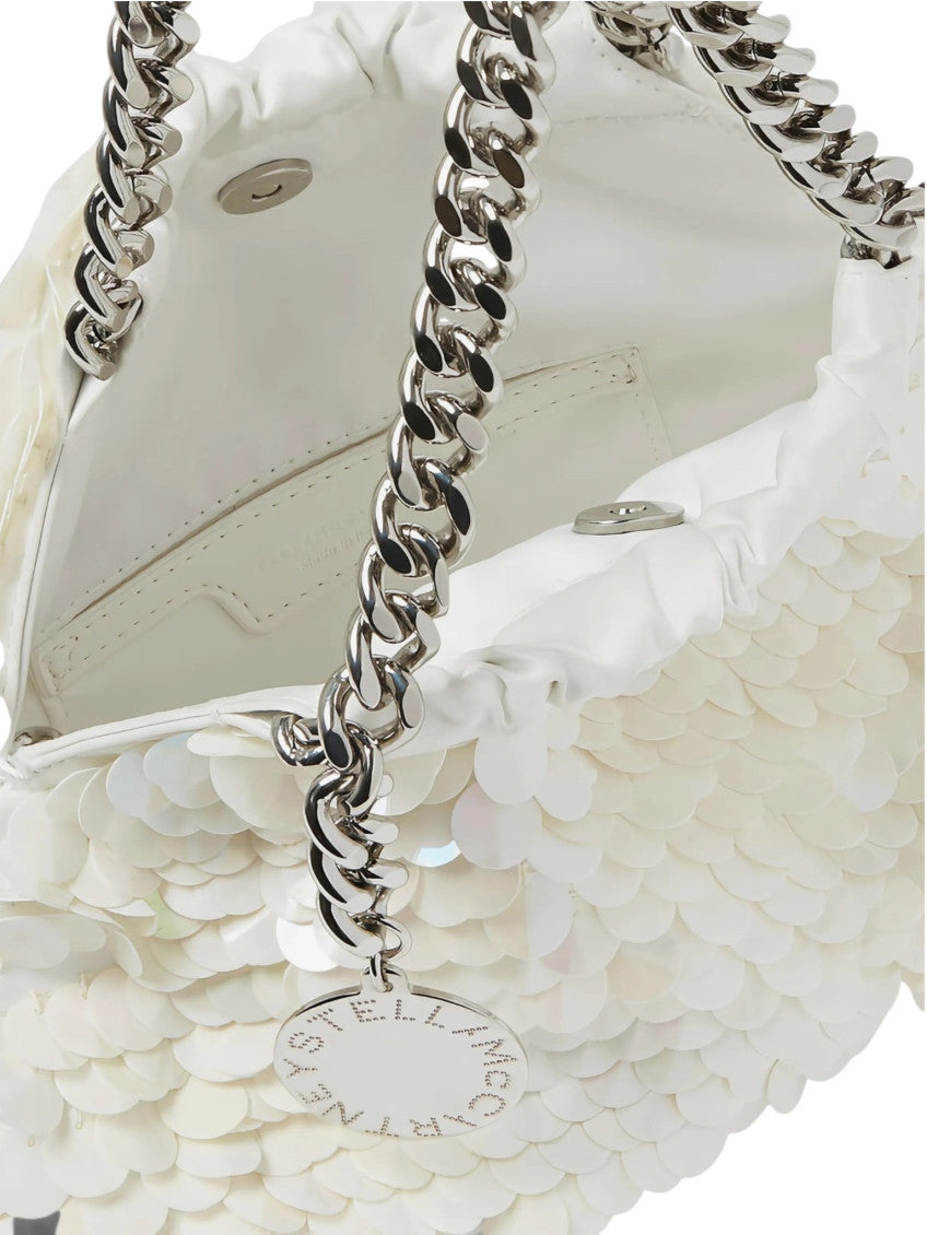White Falabella Small Shoulder Bag 4